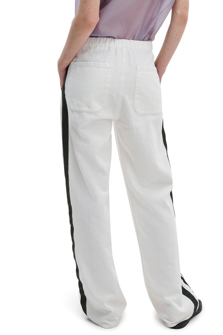Featherweight Logan Pull-On Wide Leg Track Pants, Alternate, color, WHITESPORT