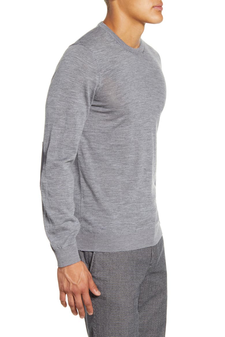 Rick Crewneck Merino Wool Sweater, Alternate, color, 03-GREY
