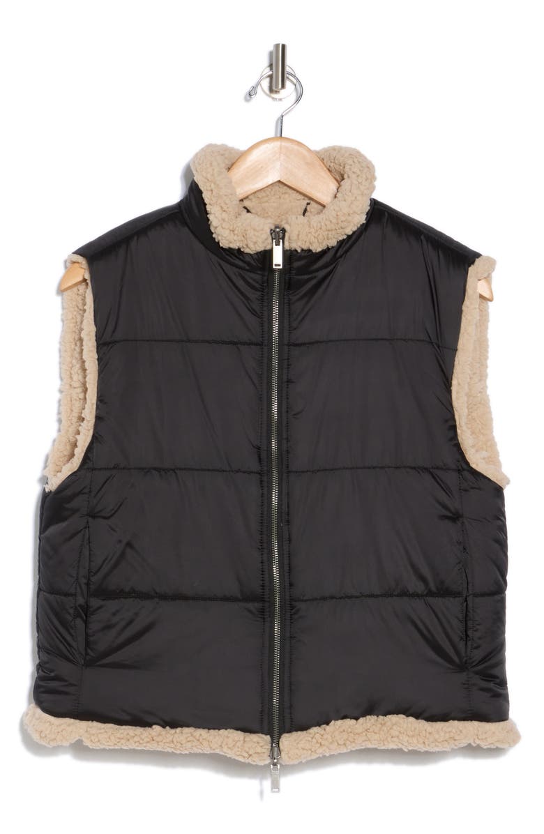 RDI Reversible Faux Shearling Vest, Alternate, color, 