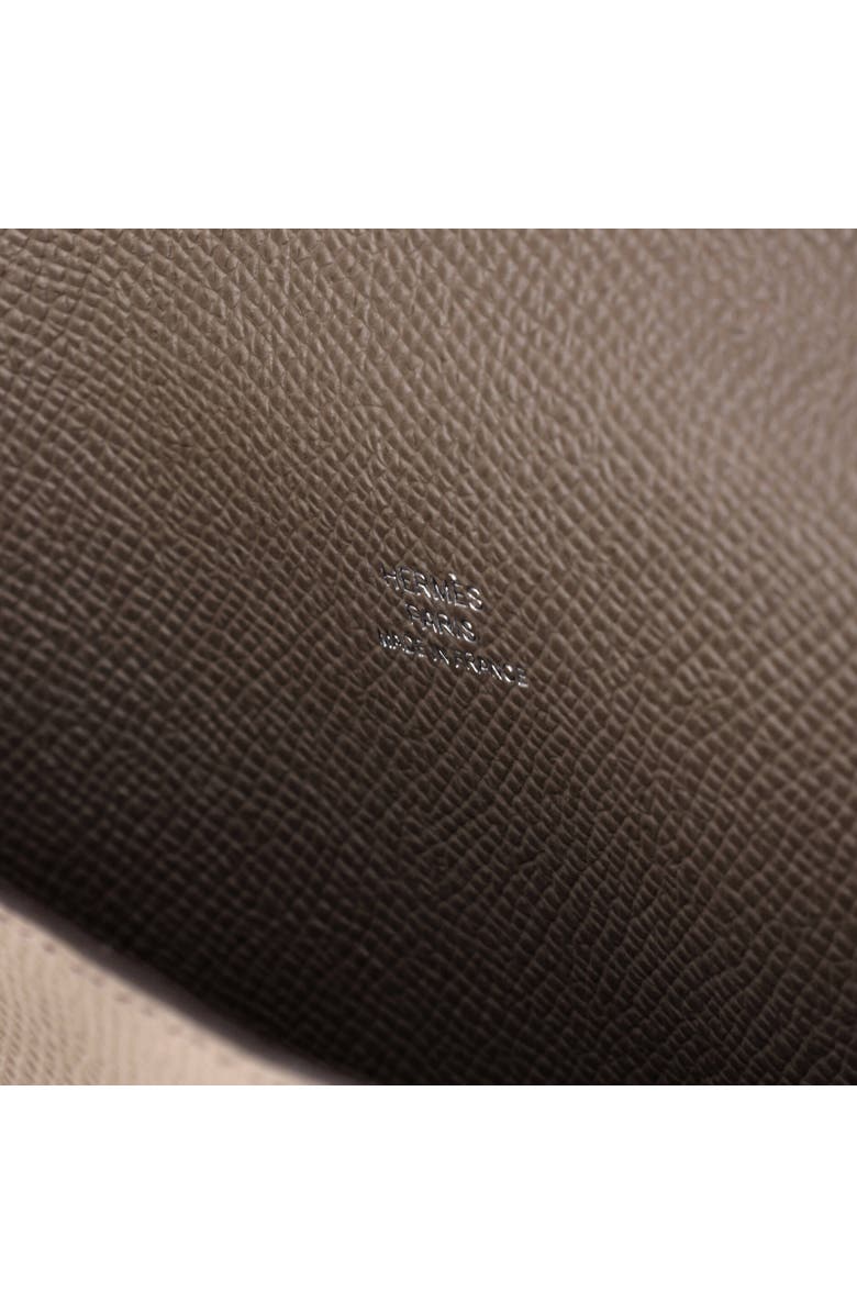 Pre-Owned Hermes Hermesnap Wallet Bag Epsom, Alternate, color, Etain