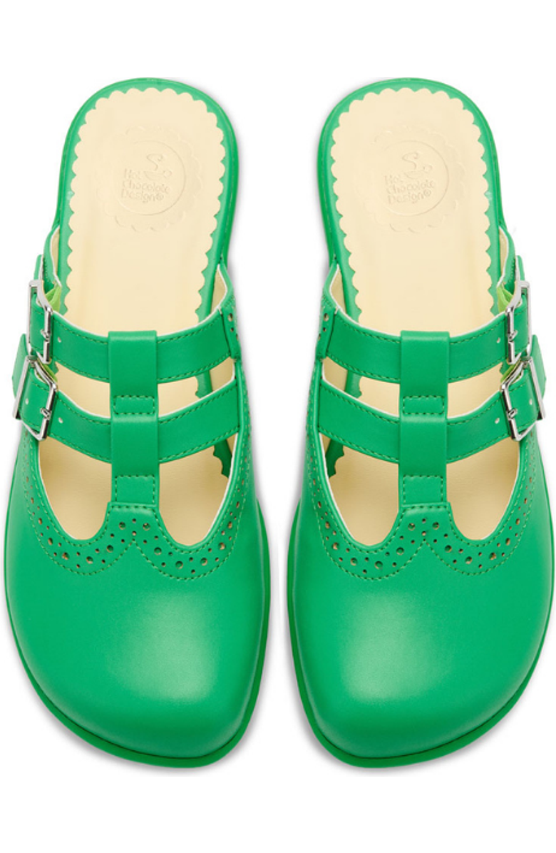 Hot Chocolate Design Greenleaf Mary Jane Clog, Alternate, color, Greenleaf
