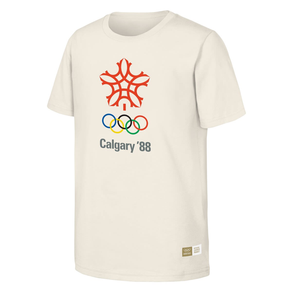 Men's  Natural 1988 Calgary Games Olympic Heritage T-Shirt - image 2