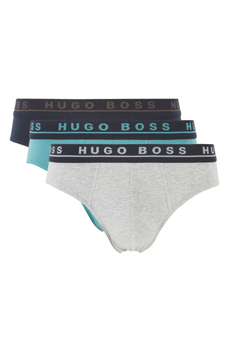 BOSS 3-Pack Stretch Cotton Briefs, Main, color,