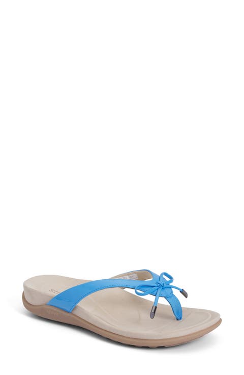 Island II Bow Water Resistant Thong Slide Sandal (Women)