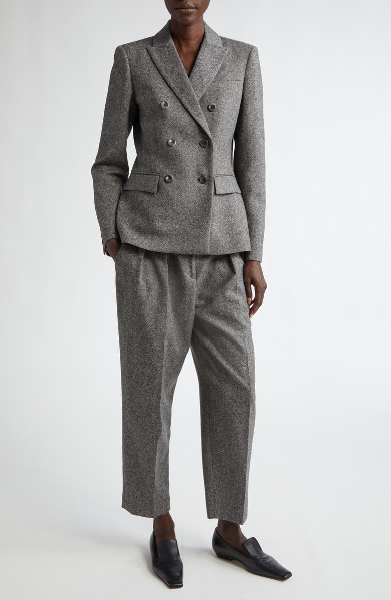 Altuzarra Indiana Double Breasted Wool Blazer, Alternate, color,