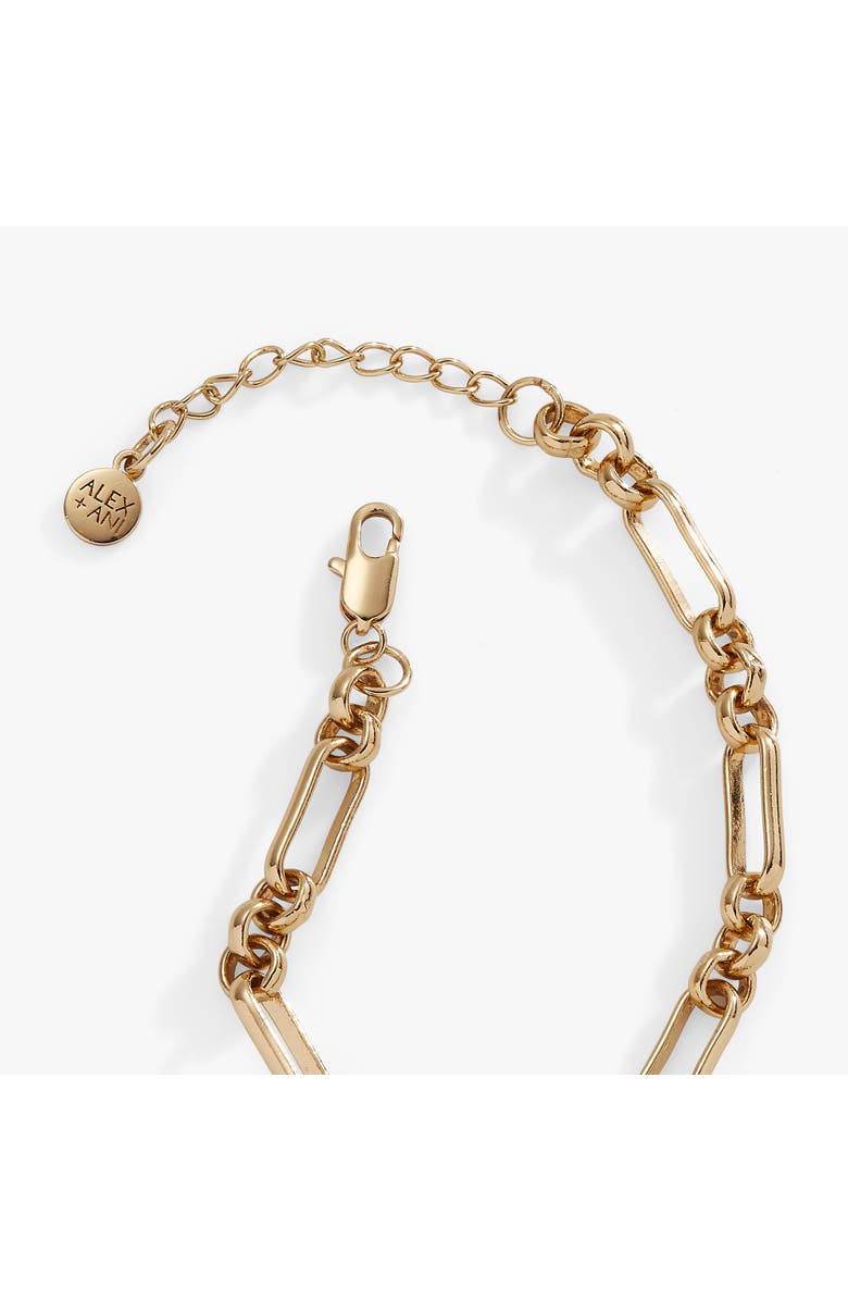 Alex and Ani Evil Eye Chain Bracelet, Alternate, color, Gold