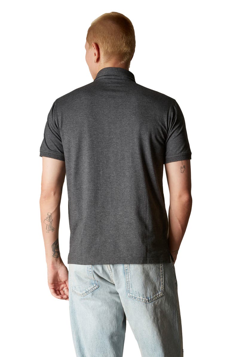 Members Only Men's Polo Shirt, Alternate, color, Charcoal