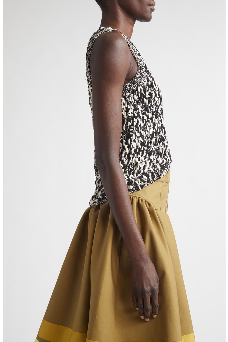 Marled Cotton Sweater Tank, Alternate, color, BLACK MULTI