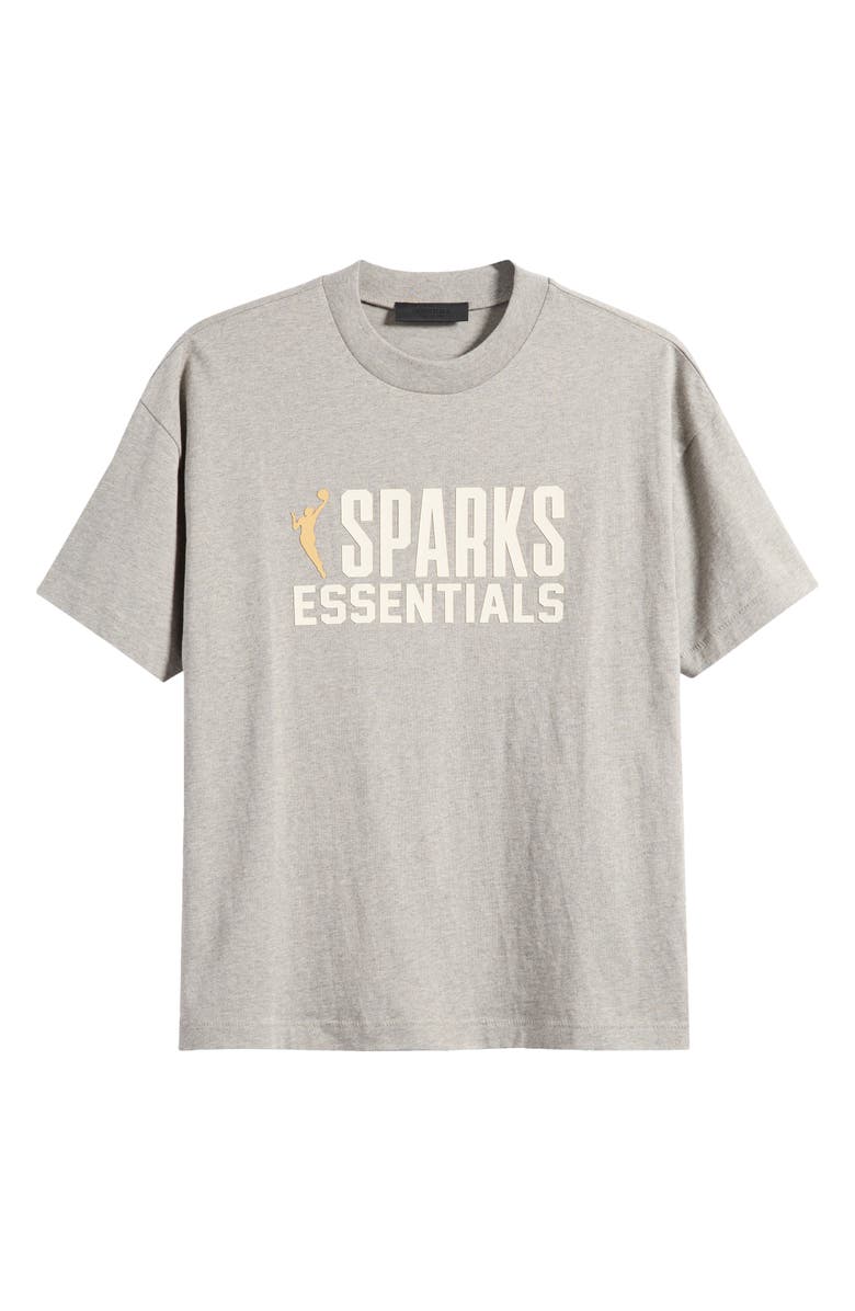 Fear of God Essentials x WNBA Los Angeles Sparks Graphic T-Shirt, Alternate, color, Warm Heather