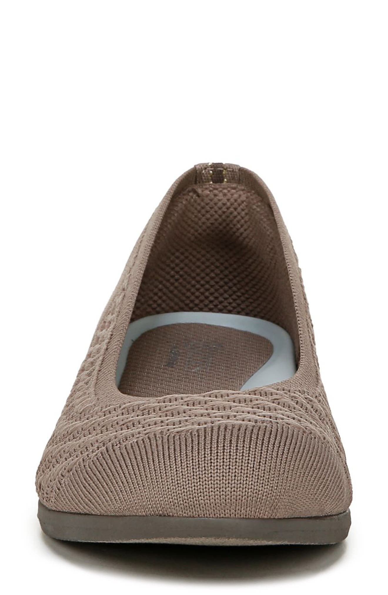 Khloe Knit Ballet Flat, Alternate, color, BROWN