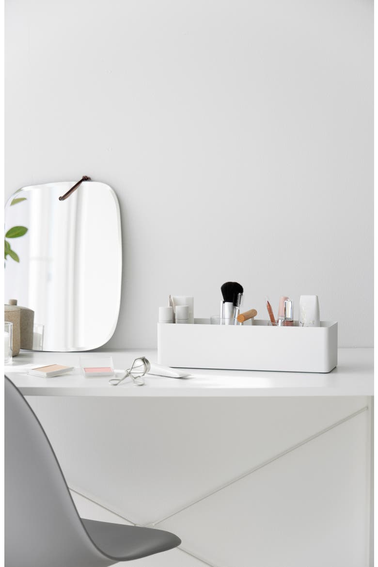 Slim Storage Box, Alternate, color, WHITE