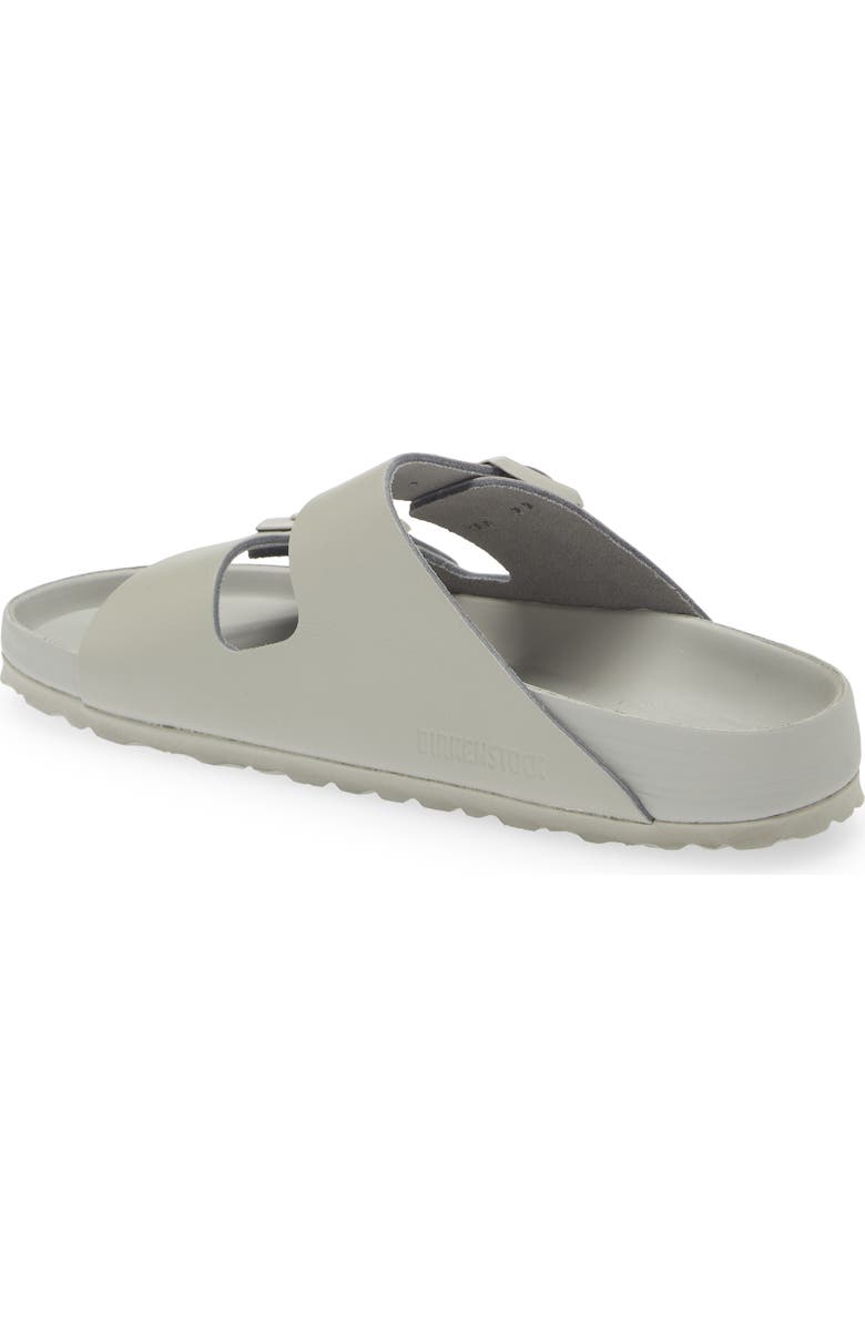 Birkenstock Arizona Exquisite Leather Slide Sandal, Alternate, color, Mineral Gray