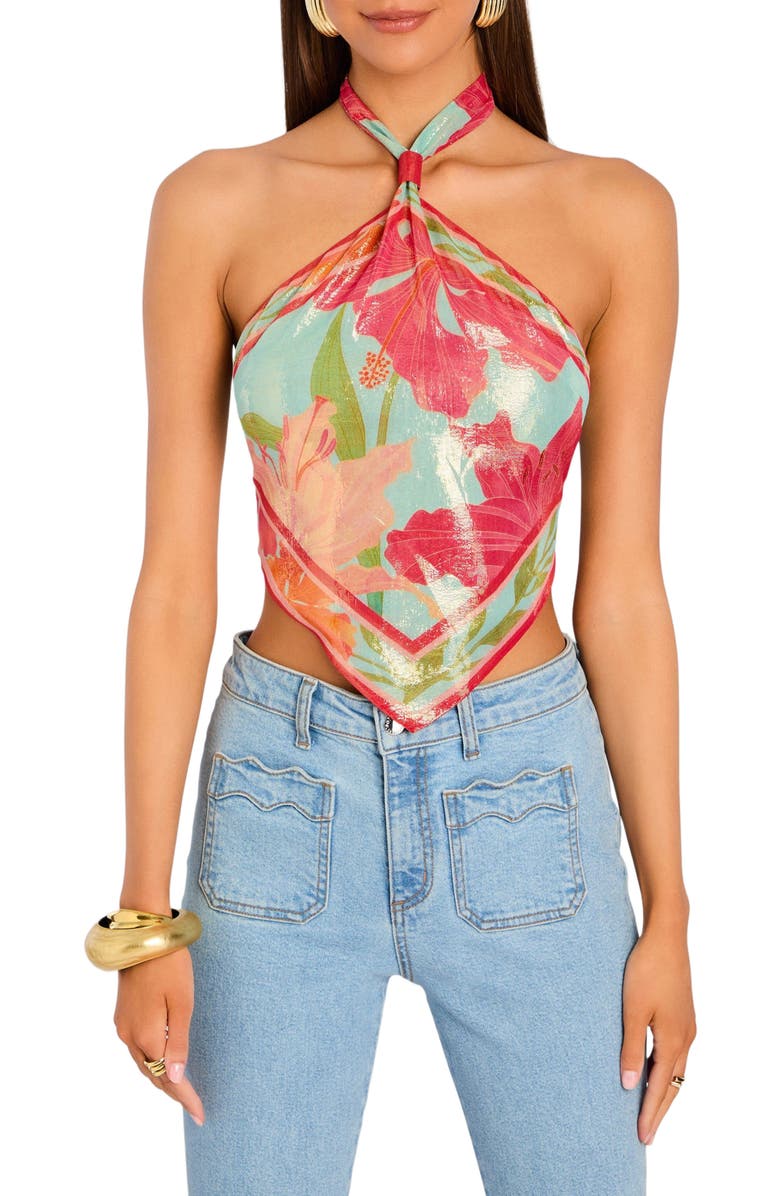 Retrofête Callie Silk Top, Alternate, color, 