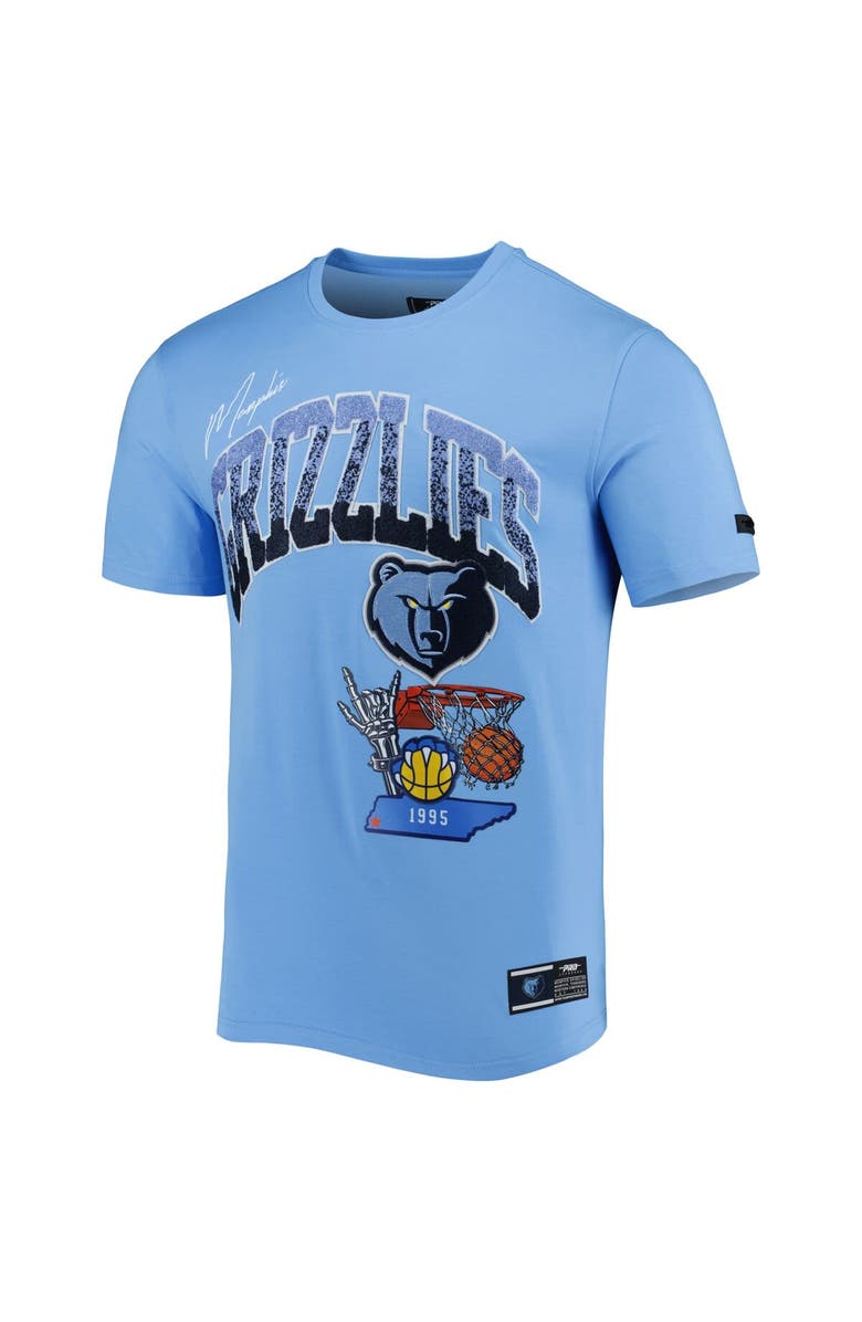 PRO STANDARD Men's Pro Standard Light Blue Memphis Grizzlies Hometown Chenille T-Shirt, Alternate, color, 