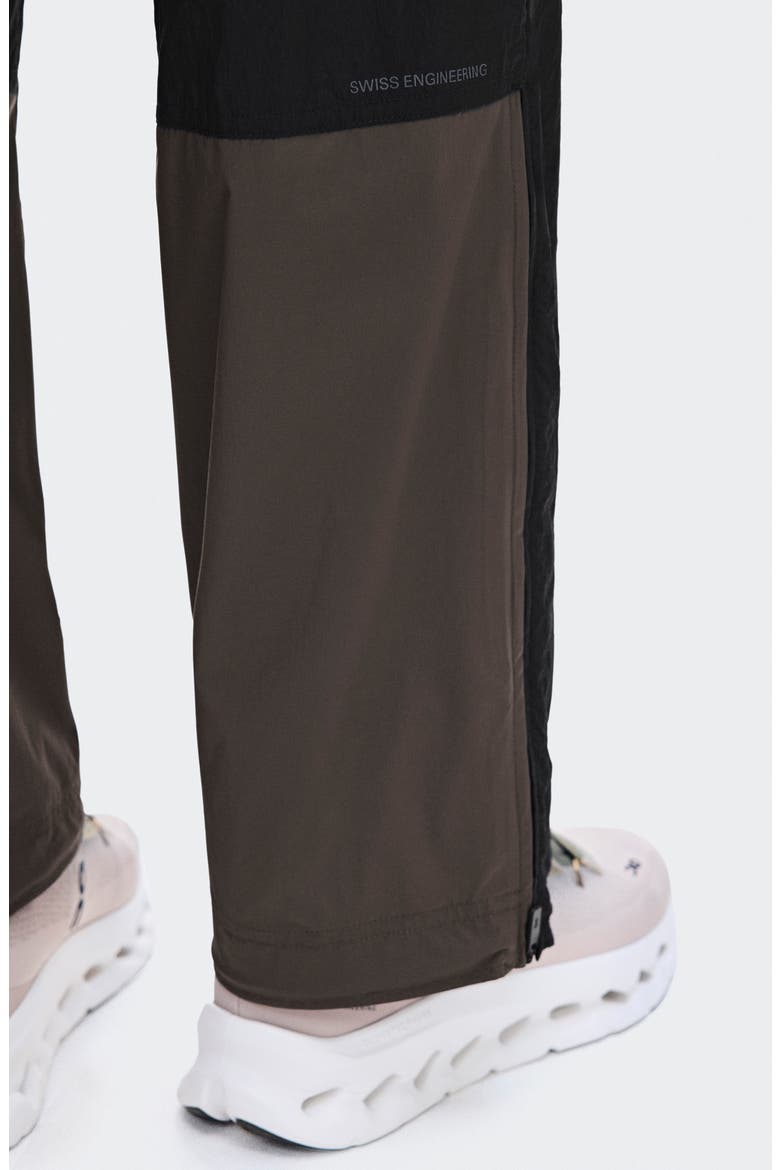 All-Day Track Pants, Alternate, color, BLACK/ ESPRESSO