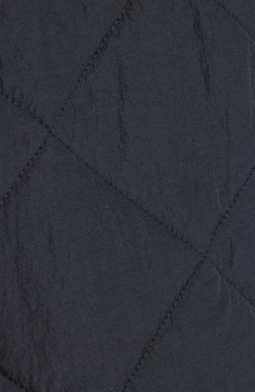 Thread & Supply Lightweight Puffer Vest In Black