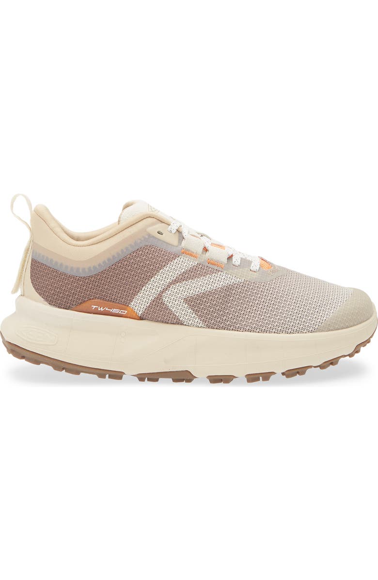 KEEN 450 Dirt Sneaker, Alternate, color, Birch/Nectarine