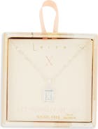 Leith Initial Pendant Necklace