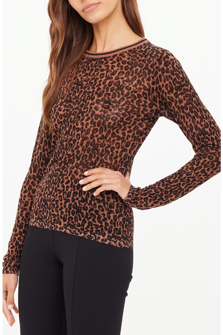 Ludlow Ada Long Sleeve Knit Top, Alternate, color, ANIMAL