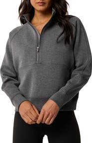 Greyson Kristina Mélange Half Zip Sweatshirt