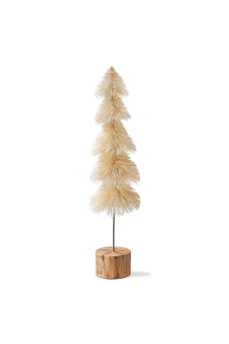 Large Natural Sisal Tree - Holiday Decor Sculpture for Christmas, Main, color, White