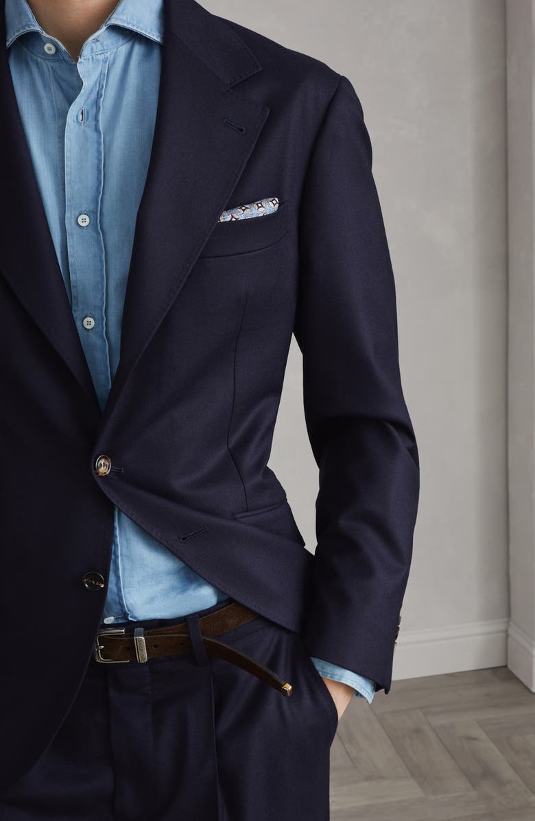 Brunello Cucinelli Deconstructed Cavallo blazer, Alternate, color, 