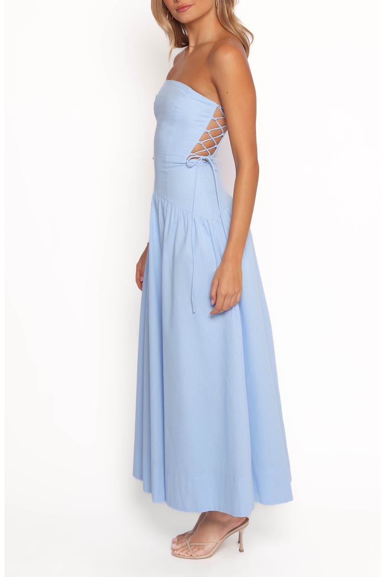 Maude Sleeveless Fit & Flare Dress, Alternate, color, BLUE
