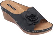 GOOD CHOICE NEW YORK Tokyo Floral Wedge Sandal