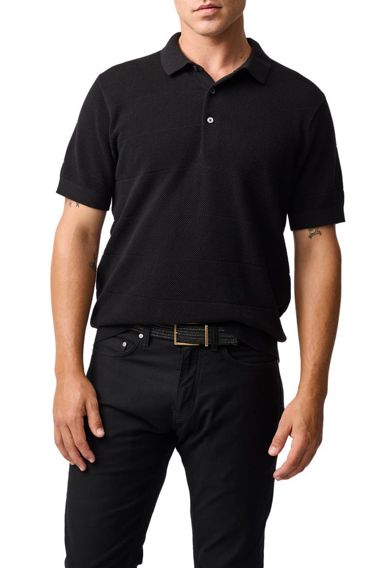 Masons Flat Polo, Main, color, ONYX