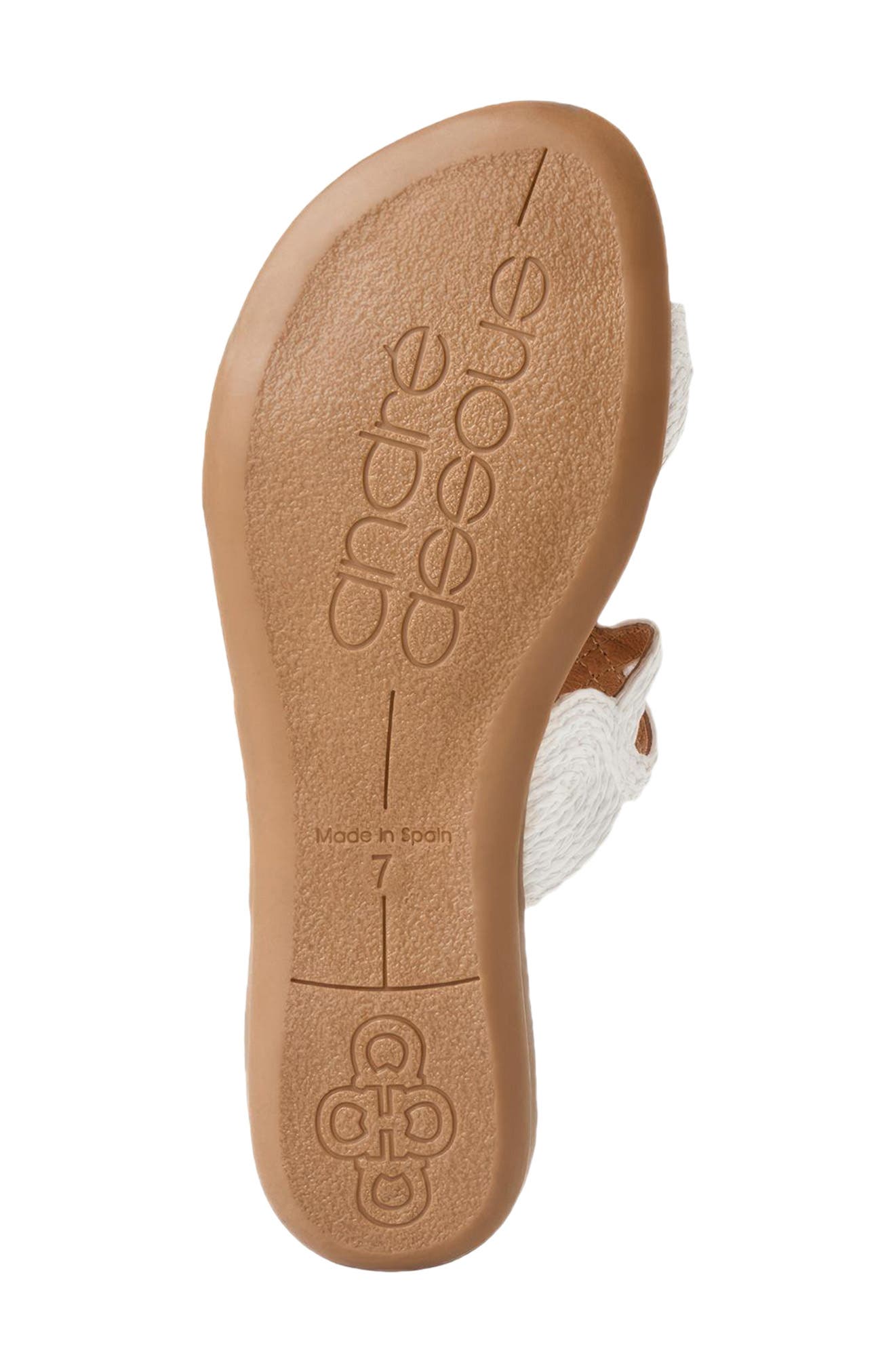 André Assous Nizzie Two-Strap Sandal, Alternate, color, White