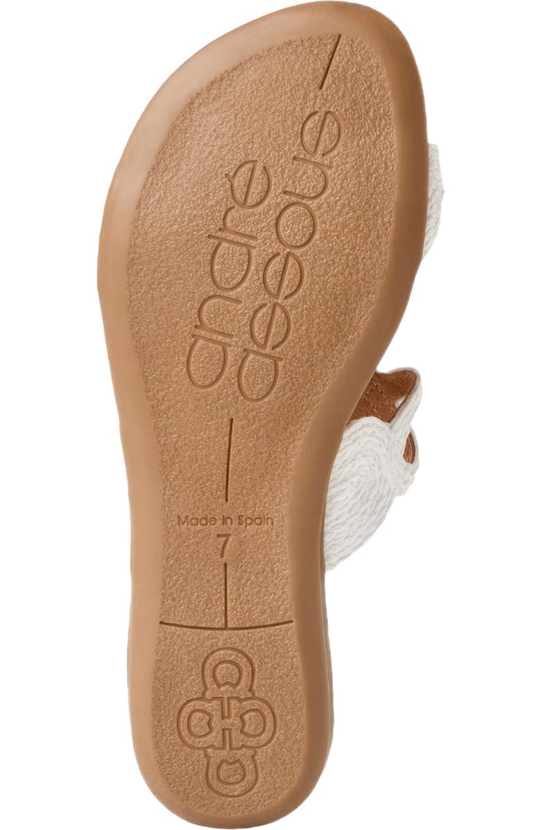 André Assous Nizzie Two-Strap Sandal, Alternate, color, White