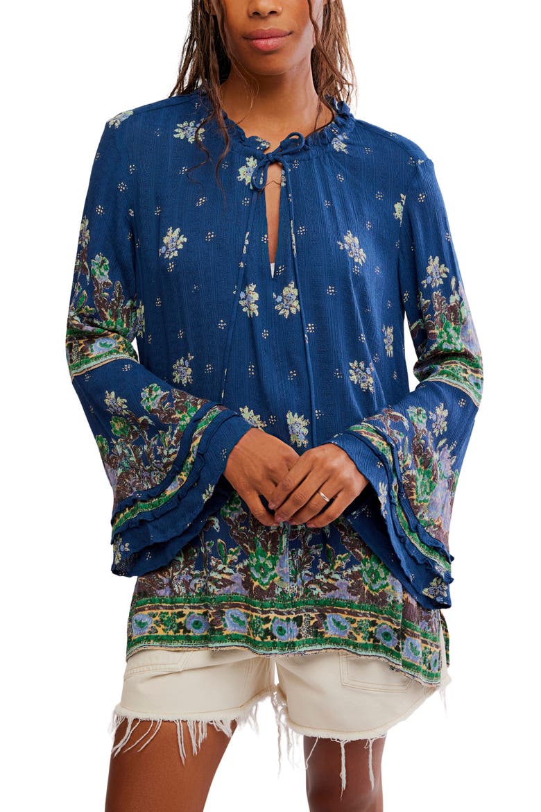 Bridgette Tunic, Main, color, DEEP INDIGO COMBO