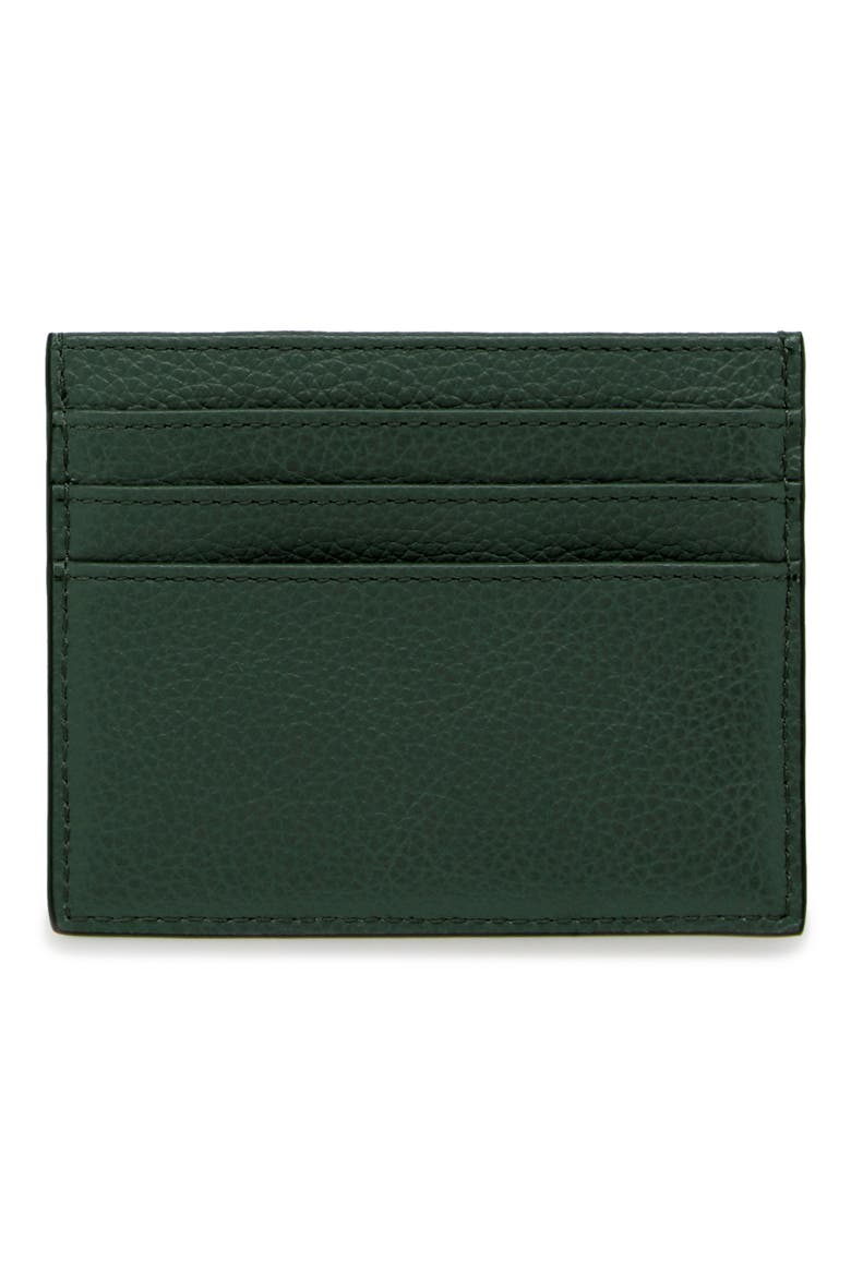 Zipped Leather Card Case, Alternate, color, MULBERRY GREEN