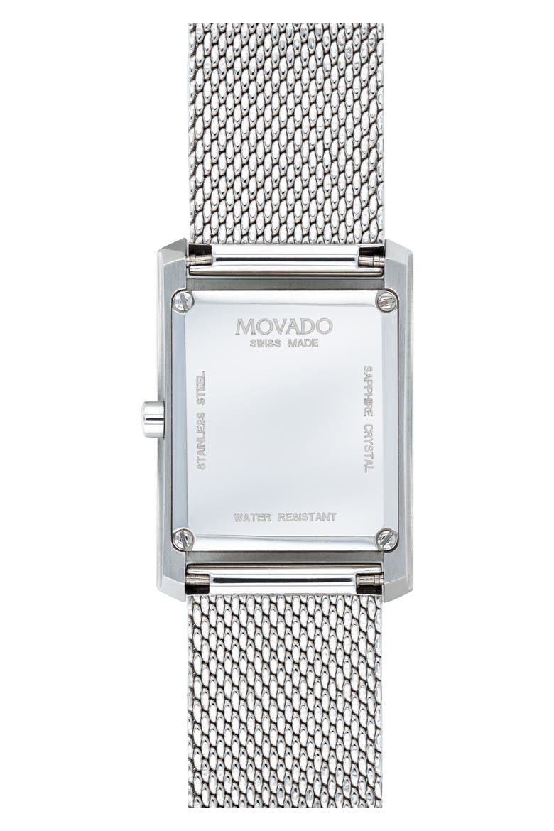 La Nouvelle Diamond Bezel Bracelet Watch, 30mm, Alternate, color, SILVER/ BLACK/ SILVER