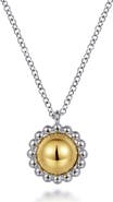Gabriel & Co. Dome Pendant Necklace