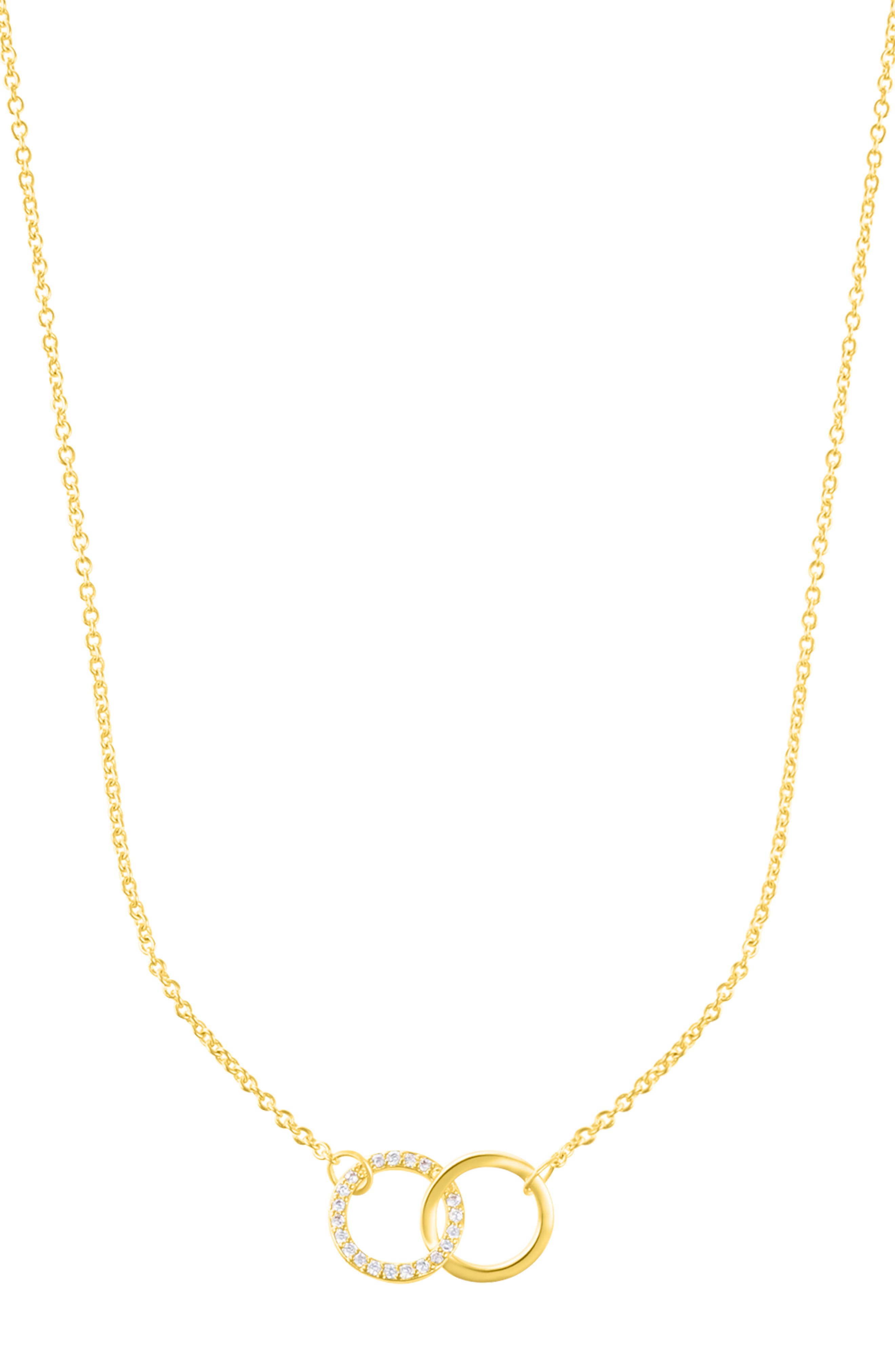 Adornia Pavé Pendant Necklace