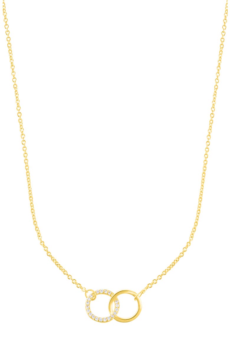 Pavé Pendant Necklace, Main, color, GOLD