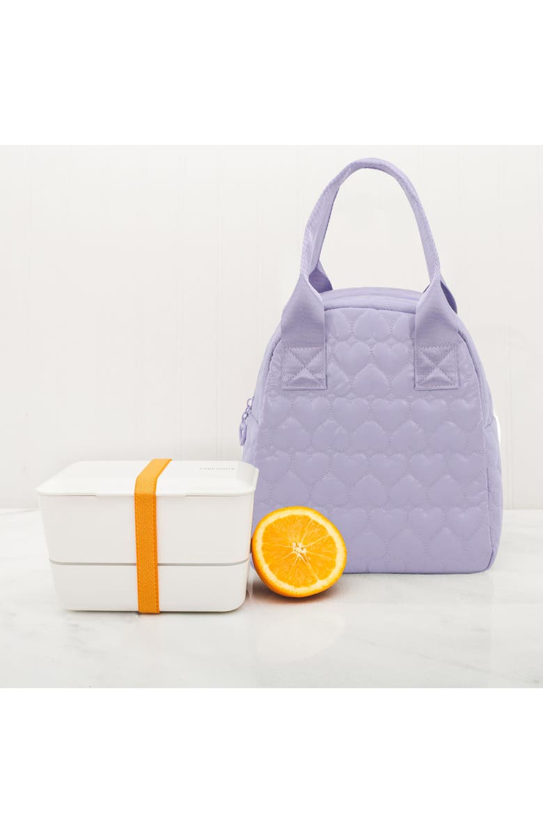 MYTAGALONGS Heart Quilted Foodie Tote, Alternate, color, Lavender