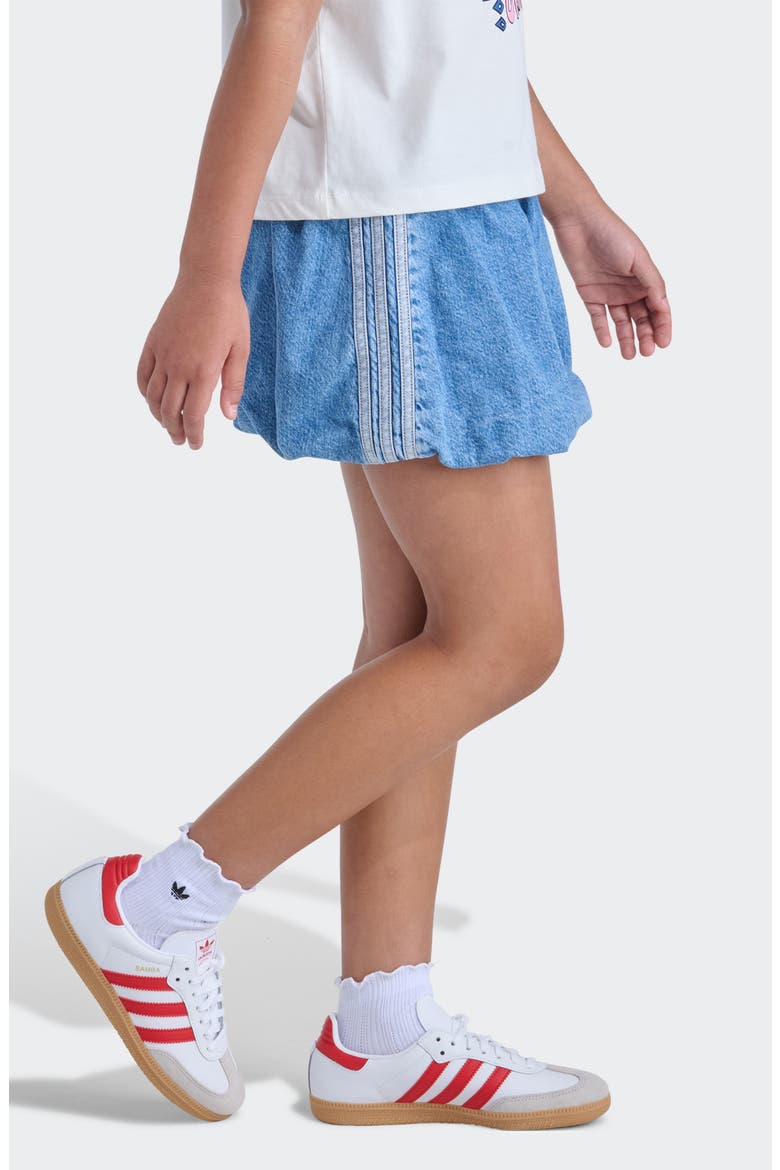Kids' Denim Bubble Skort, Alternate, color, MEDIUM WASH DENIM
