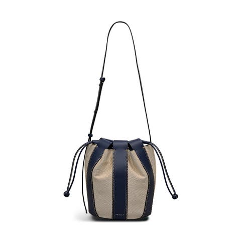 The Flora Medium Drawstring Crossbody Bag