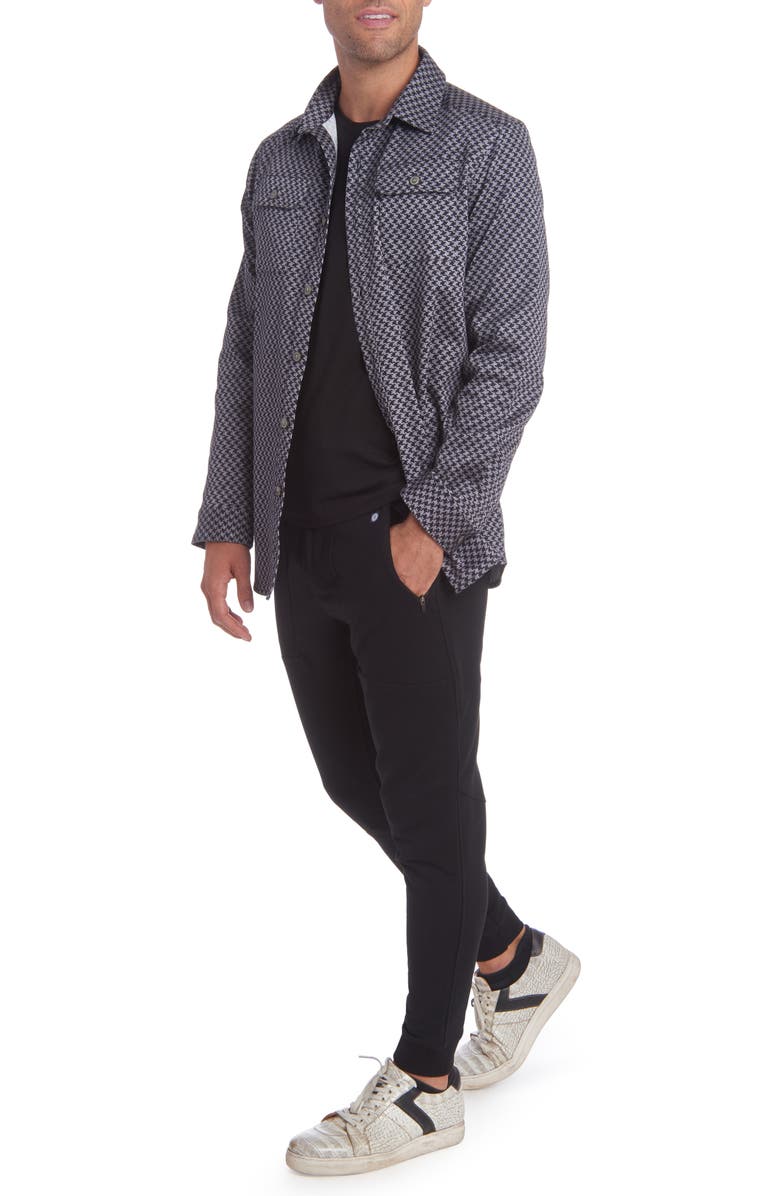 PINO BY PINOPORTE Button Front Shirt, Alternate, color, Black