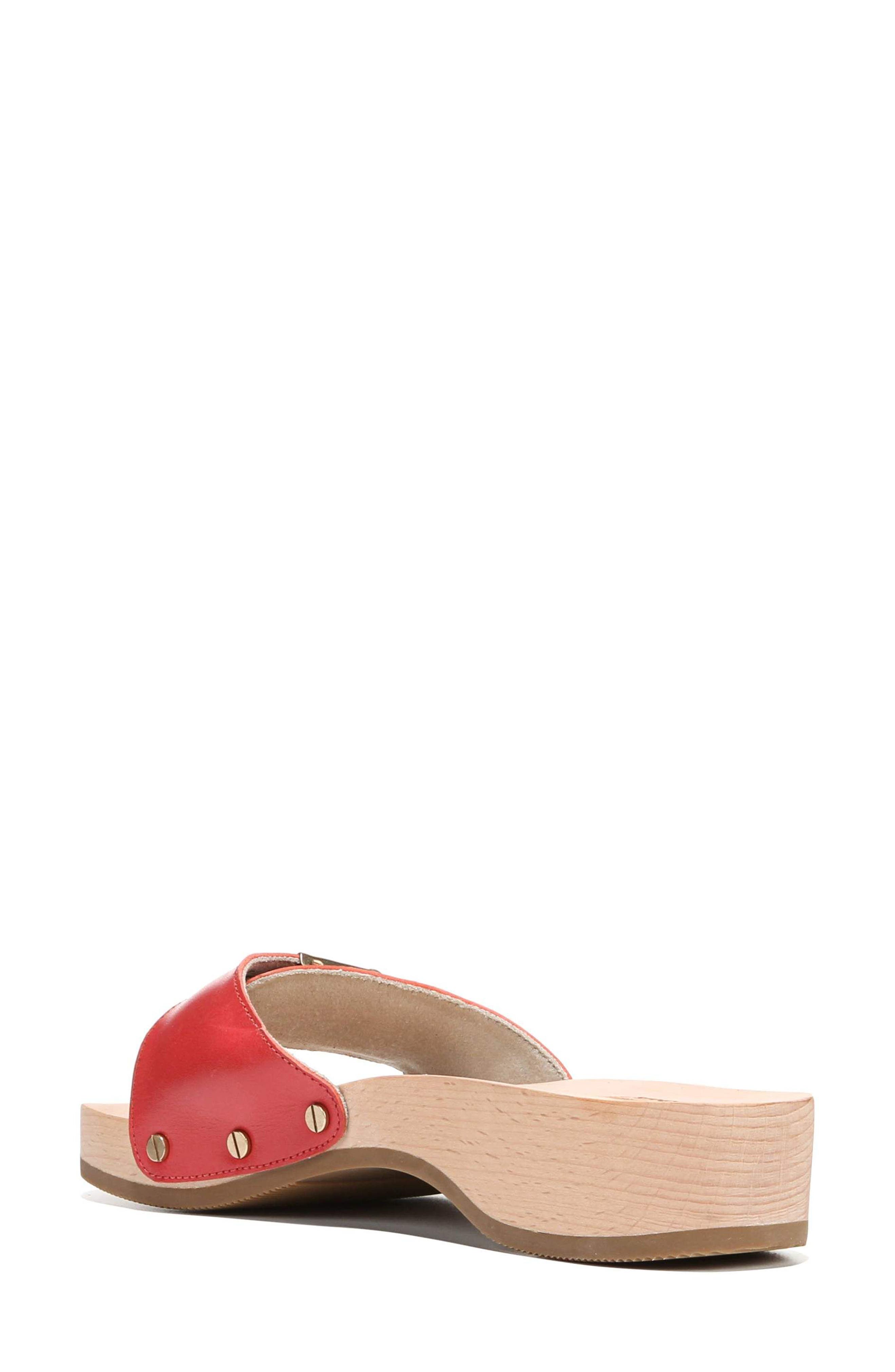 Original Collection Platform Slide Sandal, Alternate, color, RED