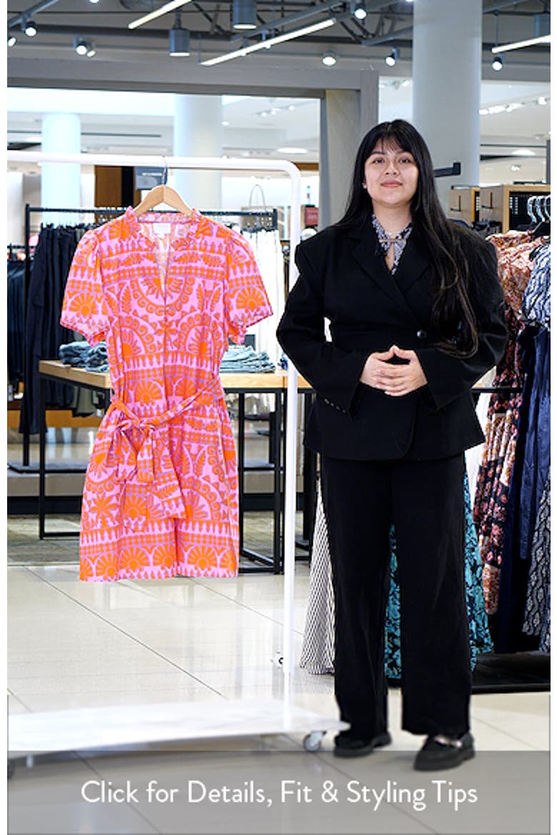 Tarie Tropical Ema Shift Minidress video