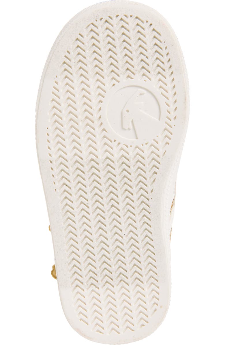 BILLY Footwear Kids' Classic Glitter High Top Sneaker, Alternate, color, Champagne Glitz