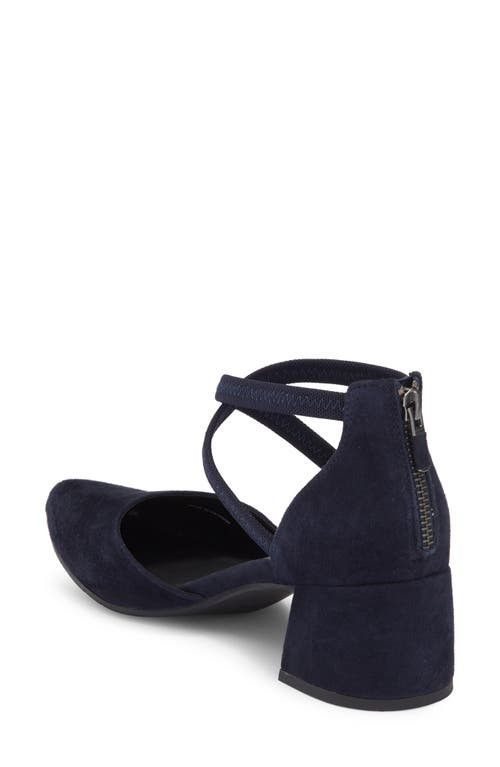 Eileen Fisher Venice Block Heel Pump In Blue