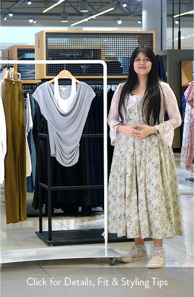 Layered Cowl Neck Top, sales video thumbnail