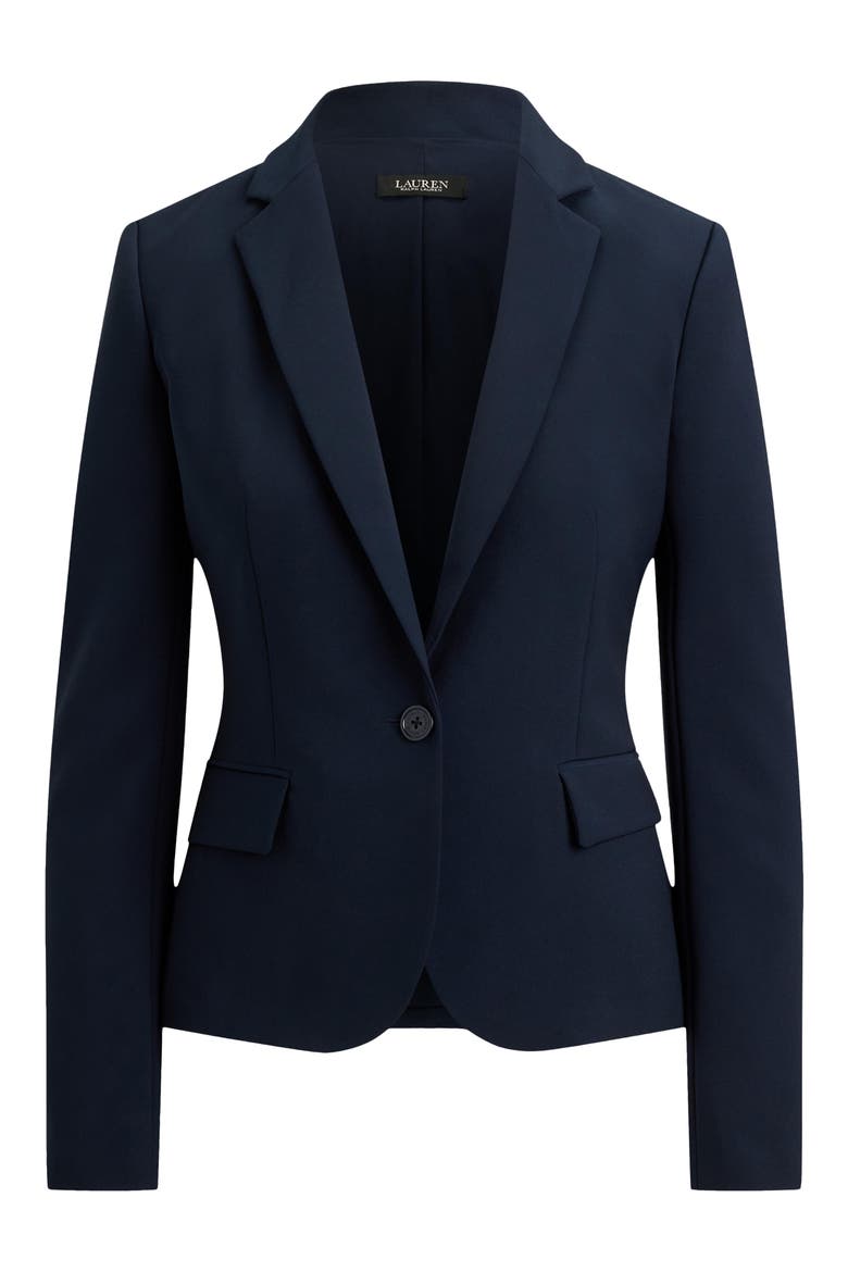 Crepe Blazer, Alternate, color, LAUREN NAVY BLUE