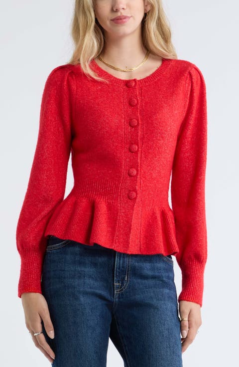 Peplum Cardigan