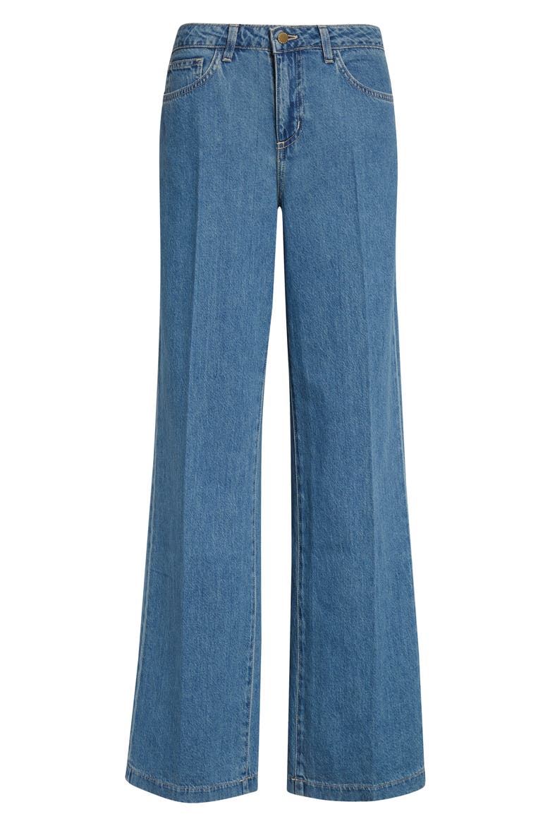 Scottie High Waist Wide Leg Jeans, Alternate, color, WILTON