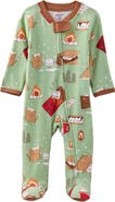 BUTTERBLU Scout One-Piece Organic Cotton Pajamas